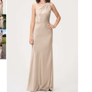 Jenny Yoo Bridesmaid dress, Size 6, Color: Pale Gold
